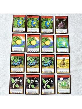Near Mint 2003 Neopets TCG Food Fruit Bundle of 16 Trading Cards
